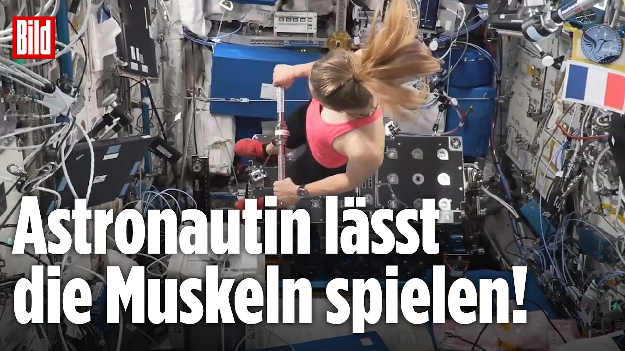 Workout im Weltall: SO pumpen die Astronauten in der Schwerelosigkeit!