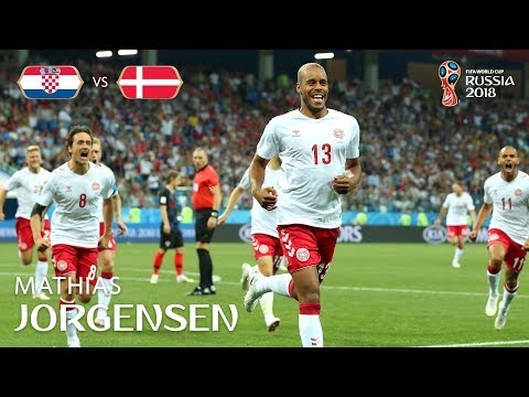 Mathias JORGENSEN Goal  - Croatia v Denmark - MATCH 52