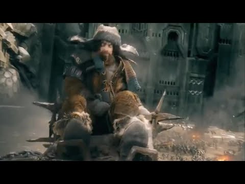 Bofur Monta un Troll de Guerra | V.Ext | El Hobbit La Batalla de los Cinco Ejércitos