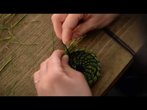 Korbflechten aus Kiefernnadeln / Small Pine Needle Basket