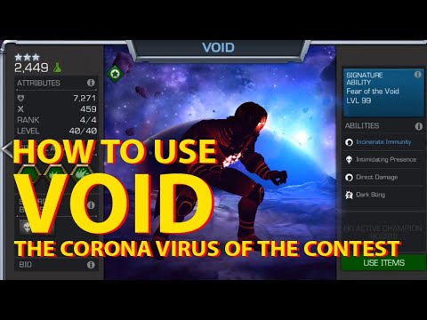 How to Use Void - The Corona Virus of the Contest
