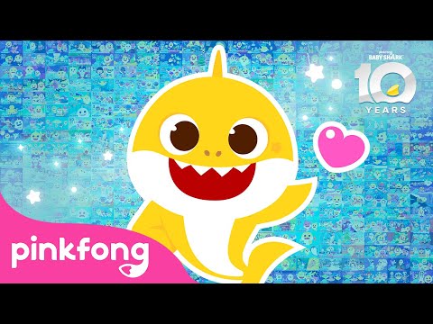 Baby Shark Stole Your Heart Again ❤️ | Baby Shark Dance | 10 Years | Doo Doo Doo | Pinkfong Official