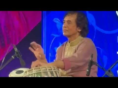 Ustad Zakir Hussain is presenting the tune of Shiv Ji's Damru & Shankhnaad by playing the tabla...