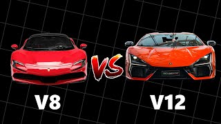 Ferrari SF90 V8  vs Lamborghini Revuelto V12