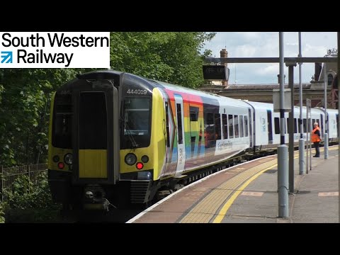 South Western Railway 444019 ( Pride Train ) on 15th and 17th May 2023