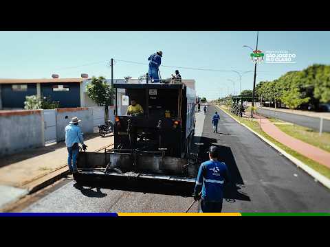 🚧 São José do Rio Claro Avança com Microrrevestimento Asfáltico em Mais de 300 Mil m² de Vias