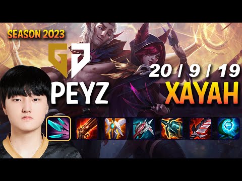 GEN Peyz XAYAH vs ZERI ADC - Patch 13.17 KR Ranked