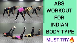 ABS WORKOUT FOR INDIAN BODY TYPES  #JoinOurNewWork