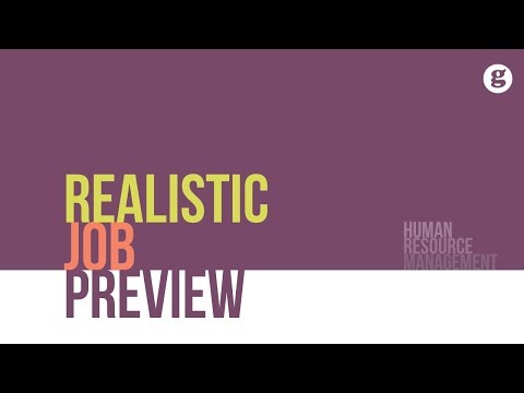 Realistic Job Preview