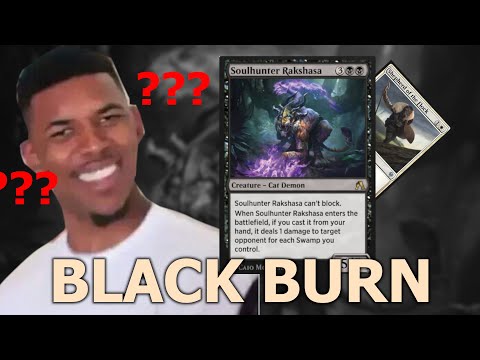 RED BURN HAS NOTHING ON BLACK BURN! Rakshasa Standard MTG Arena