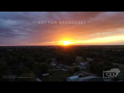 10-05-2022 Versailles, MO  - Spectacular Drone Sunset