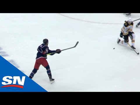Blue Jackets Score Two Goals In 16 Seconds Against Bruins