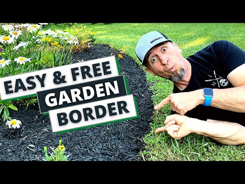Flower Garden Edging - Easy and FREE