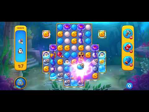 Fishdom level 10424 no boosters フィッシュダム ノーマル