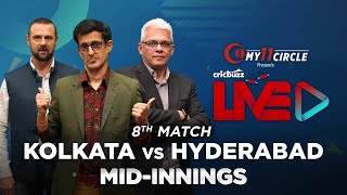 Cricbuzz Live: Match 8, Kolkata v Hyderabad, Mid-innings show