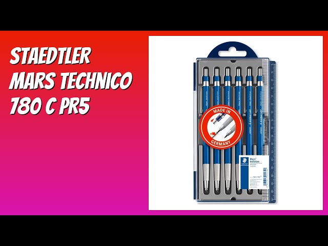 Vídeo relacionado con STAEDTLER Mars Technico 780 C-70BK - Portaminas con 1 lápiz de minas Mars Technico 780