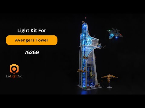 Classic Light Kit For LEGO Marvel 76269 Avengers Tower