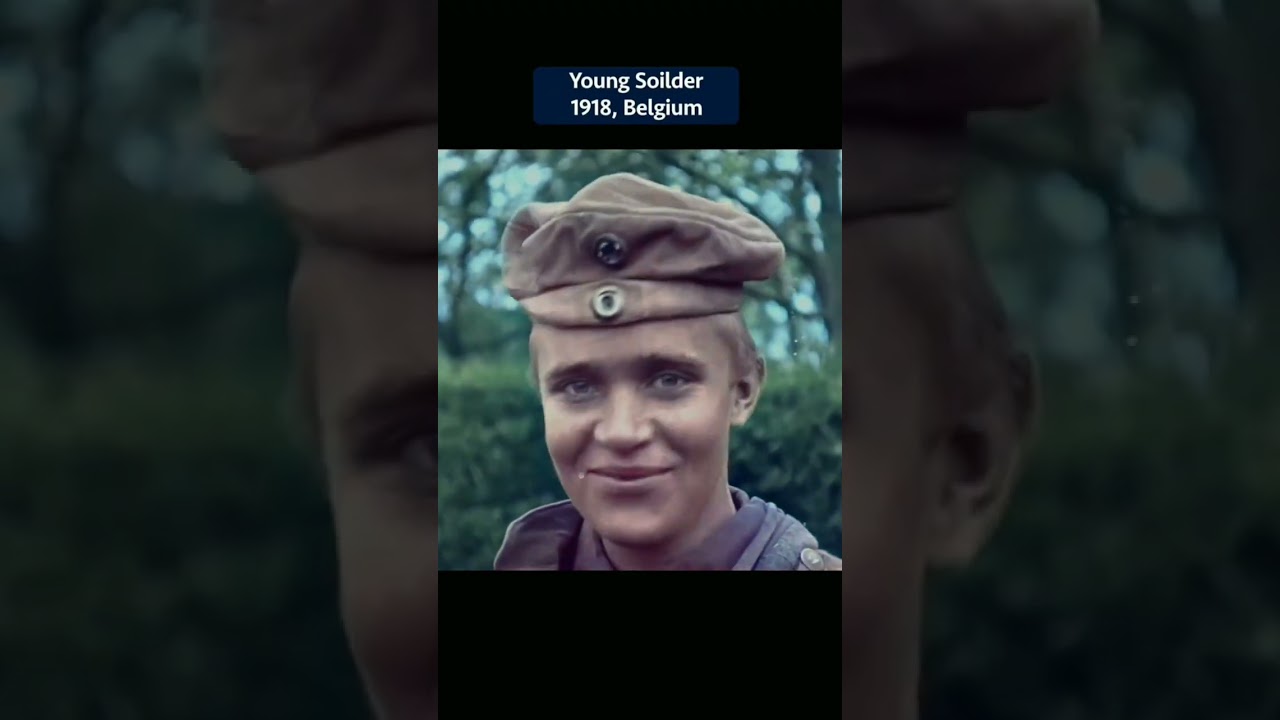 Young Soldier 1918 #shorts #Memorisingyears #oldenvideos