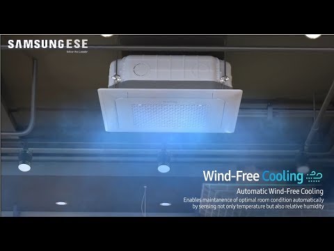 Samsung  3 TR Wind Free 4 Way Inv Cassette Air Conditioner