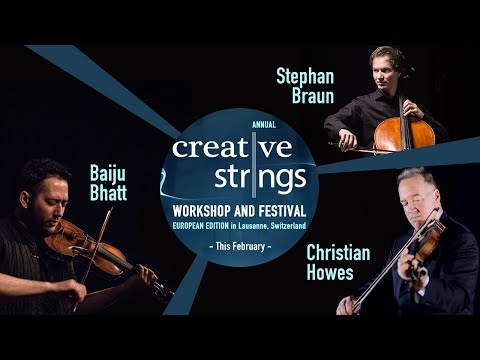 Stephan Braun | Jazz Cello w/ Baiju Bhatt & Christian Howes | Violin  LIVE