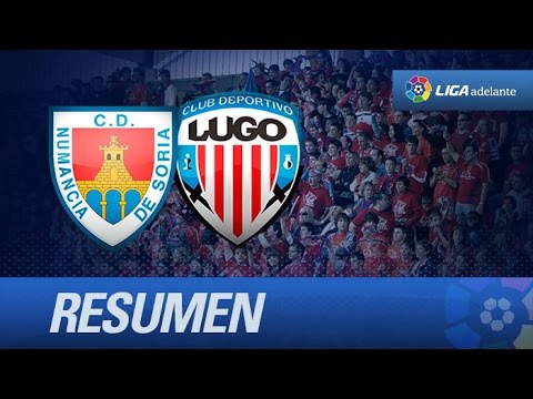 Resumen de CD Numancia (6-6) CD Lugo - HD