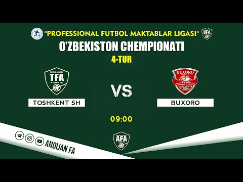 Toshkent shahar - Buxoro | Professional futbol maktablar ligasi | 4-TUR