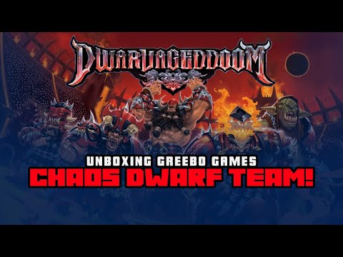 Unboxing Greebo Games DWARVAGEDDOOM!