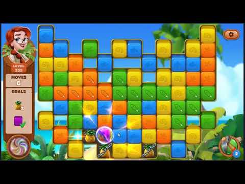 Lost Island Blast Adventure Level 335 - NO BOOSTERS 🏝️ | SKILLGAMING ✔️