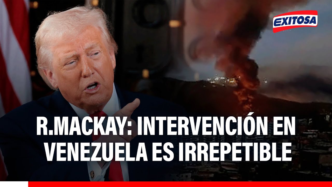🔴🔵Rodríguez Mackay: Caída de Nicolás Maduro es válida, pero intervención en Venezuela es irrepetible