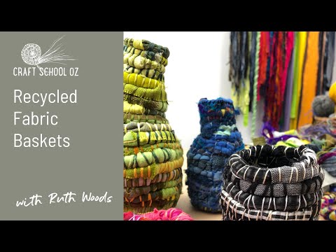 Recycled Fabric Baskets