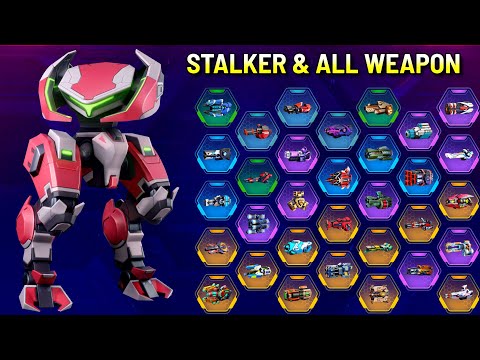 Stalker and All Weapons - Mech Arena