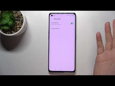 How to Set PIN to SIM Card in OPPO Reno6 Pro 5G - Lock SIM Card