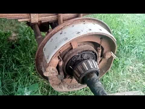 востанавливаем прицеп 2птс 4. начальный этап...