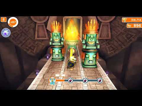 Minion Rush - Level 579 - Sliding under Obstacles 55 times.