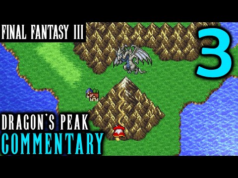 Final Fantasy III Pixel Remaster Walkthrough Part 3 - Caanan Arrival & Dragon Peak