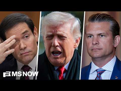 Hegseth was the only cabinet member with Trump while Rubio, Bessent were on decoy plane