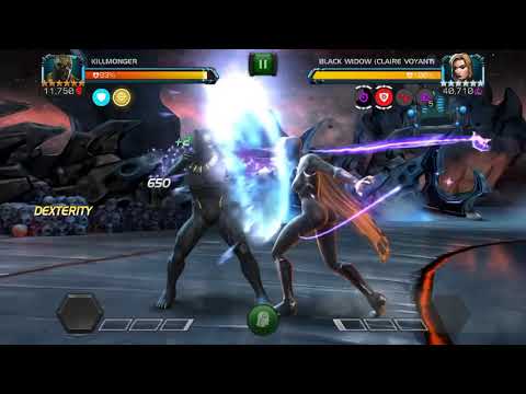 How to easily Defeat Black Widow Claire Voyant - Uncollected Marvel Contest Of Champions