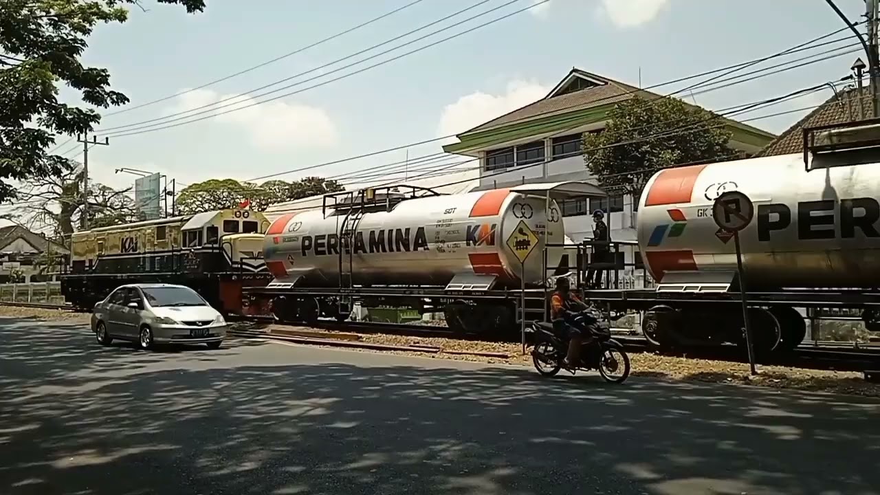 The CC 201 Locomotive with Vintage Livery of Indonesian Railways