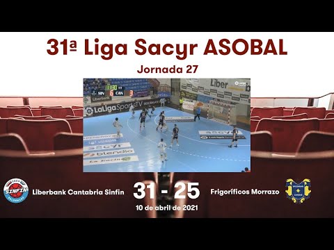 31ª Liga Sacyr ASOBAL J27: Liberbank Cantabria Sinfín - Frigoríficos Morrazo 31-25