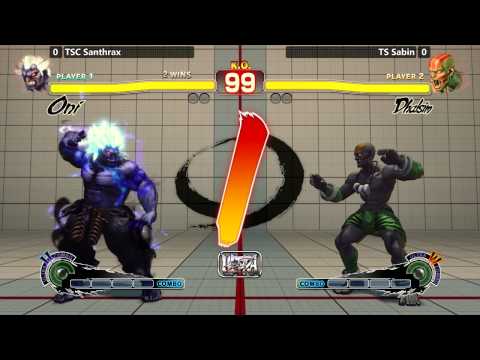 USF4 @ Last Man Standing 3 - TSC Santhrax (Oni) vs TS Sabin (Dhalsim) [720p/60fps]