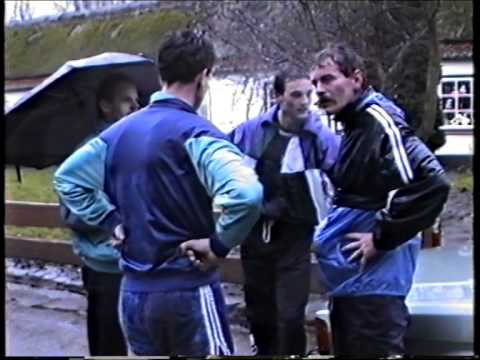 Trailer prestatieloop 1989 en veteranentoernooi 1991.