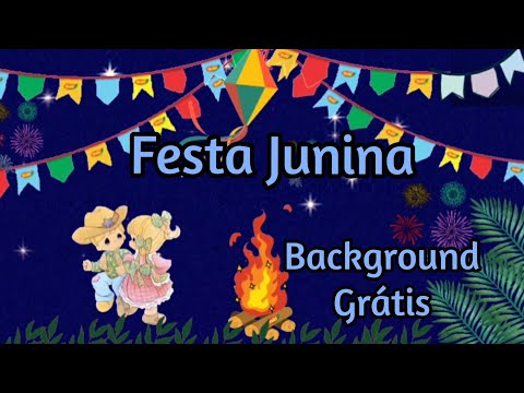 Fundo animado musical - Background Festa Junina