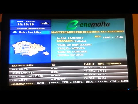 TV DX Full Analogue Band Scan Melita Cable From Malta [Cable]