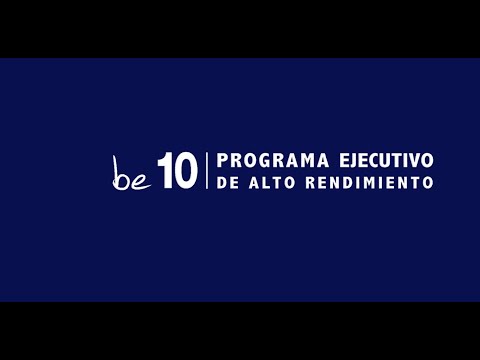 4 EDICI�N PROGRAMA EJECUTIVO DE ALTO RENDIMIENTO BE 10