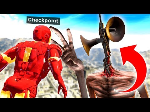 I ATTEMPTED To DESTROY SIREN HEAD As IRON MAN (Bad Idea!) - GTA 5 Mods Funny Gameplay