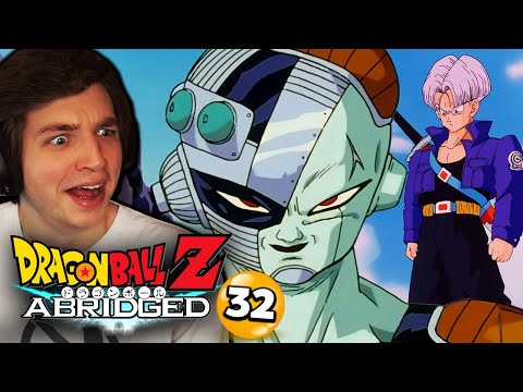 FRIEZA RETURNS AND TRUNKS ARRIVES! | DBZ: Abridged REACTION Episode 32