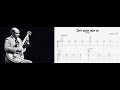 Joe Pass- Don´t worry about me (transcription tab)