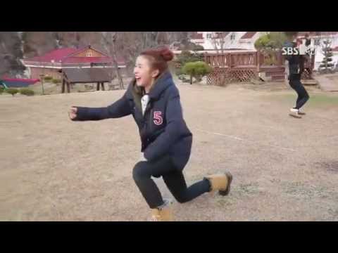 FIESTAR Funny Clip: Cao Lu Falls Hard to the ground