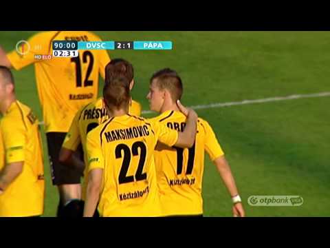 Orosz Márk gólja a DVSC-Teva - Lombard Pápa TFC mérkőzésen