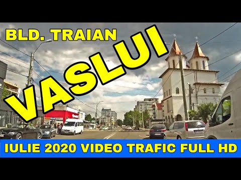 Prin VASLUI traseu str Calugareni - bld Traian video Full HD 1080p